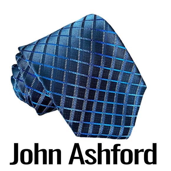 John Ashford Accessories John Ashford Mens Blue Argyle Polyester
